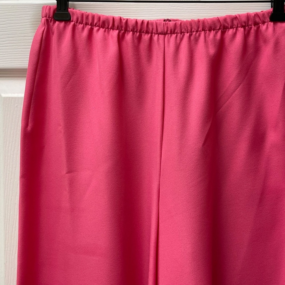 Vintage Greencastle Women's Sz 14‎ Bubblegum Pink High Rise Palazzo Pants Preppy